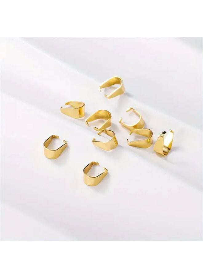 Stainless Steel Pendant Necklace Clasps 50pcs Melon Seed Clip Connectors DIY Jewelry Making Supplies - Image 5